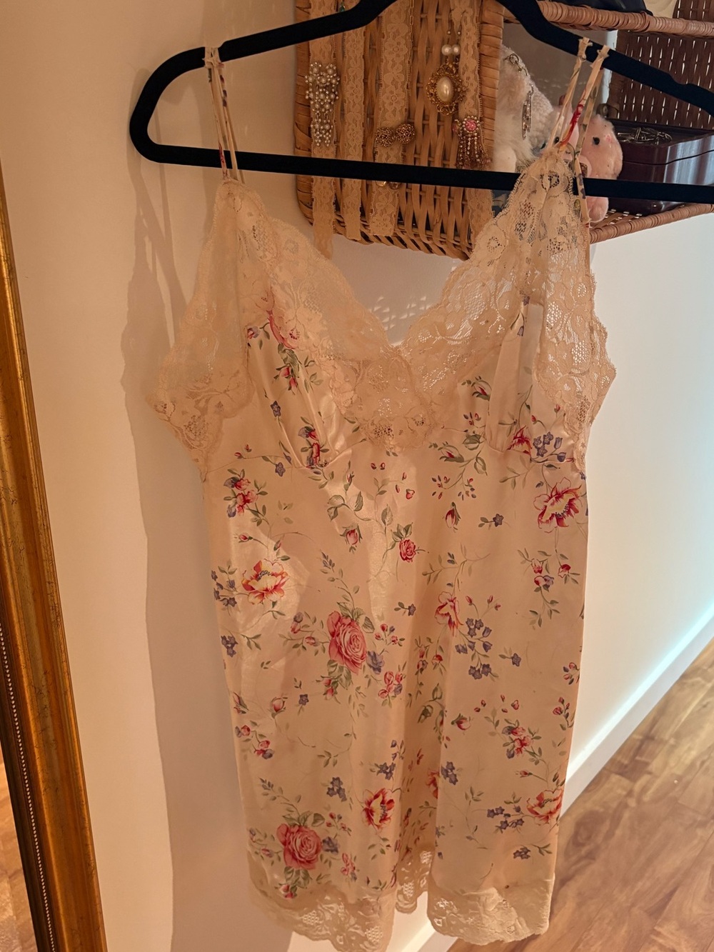 Lace Floral Slip Camisole